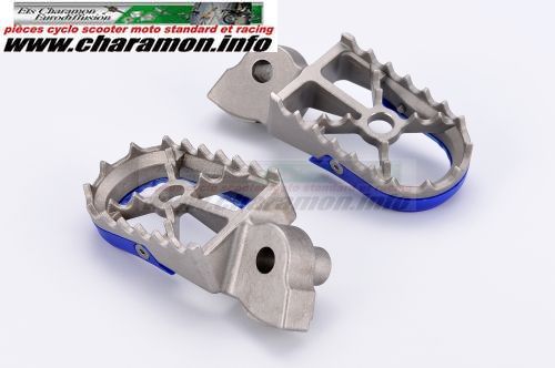 paire de repose pieds pour yamaha 85 125 250 450 YZ YZF et gasgas 125 200 250 300 - Image 2
